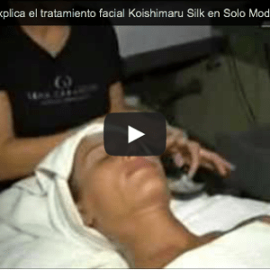Gema Cabañero explica el tratamiento facial Koishimaru Silk en Solo Moda TVE