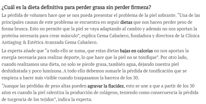 hola417 Consejos para perder grasa sin perder firmeza por Gema Cabañero, en HOLA Madrid